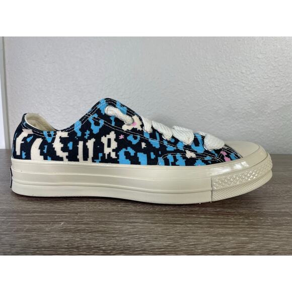 Converse Golf le Fleur Chuck Taylor Blue Camo Low Sneakers Shoes W9.5 M7.5 - Picture 2 of 16